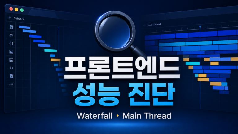 프론트엔드 성능 진단|Waterfall·Main Thread 30분 분류 8 Network 워터폴과 Main Thread를 이용한 프론트엔드 성능 진단
