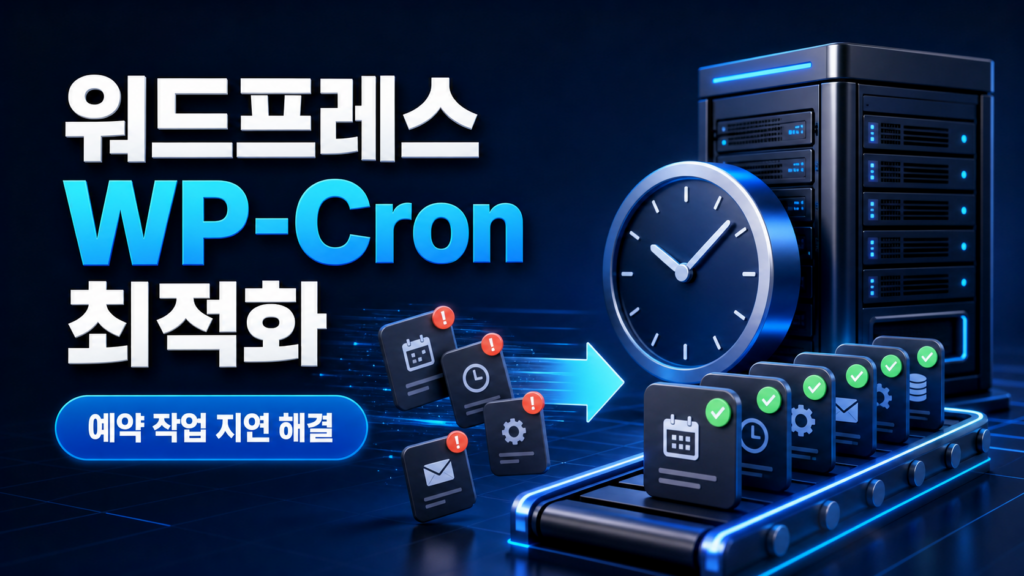 워드프레스 WP-Cron 최적화|예약 작업 지연 해결 방법 1 image 18