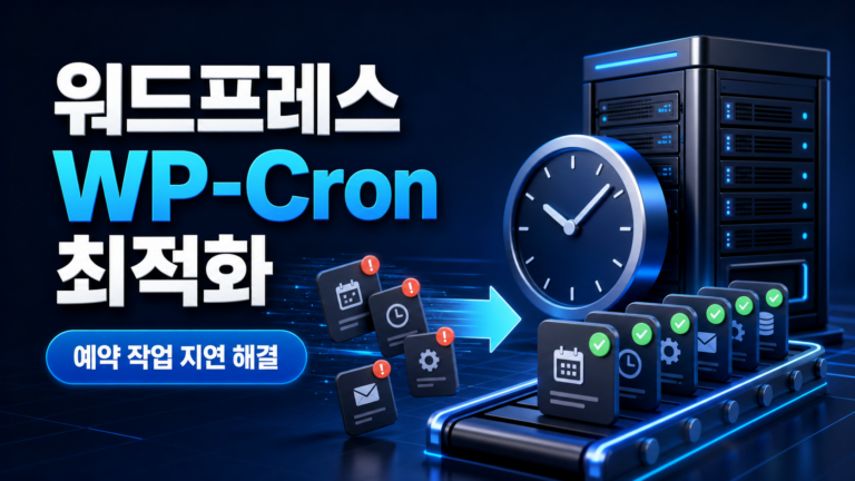워드프레스 WP-Cron 최적화|예약 작업 지연 해결 방법 1 image 18